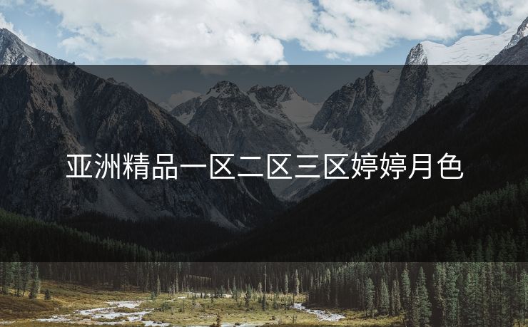 亚洲精品一区二区三区婷婷月色