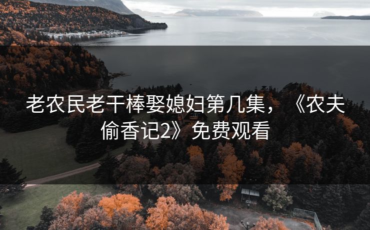 老农民老干棒娶媳妇第几集，《农夫偷香记2》免费观看